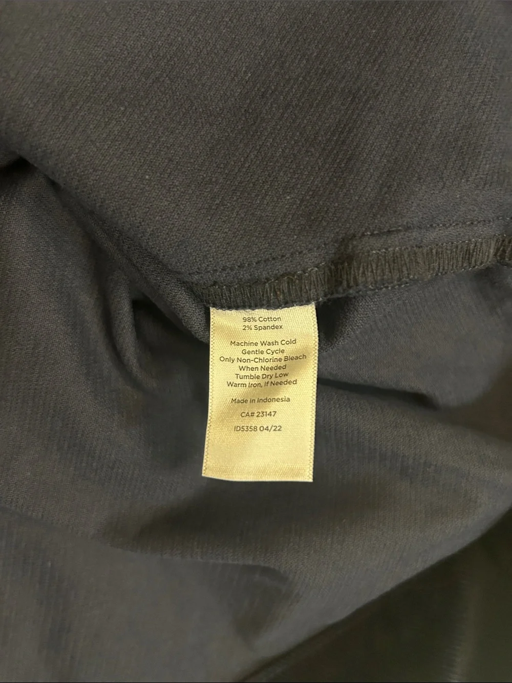 Talbots Navy brushes corduroy Pencil Skirt